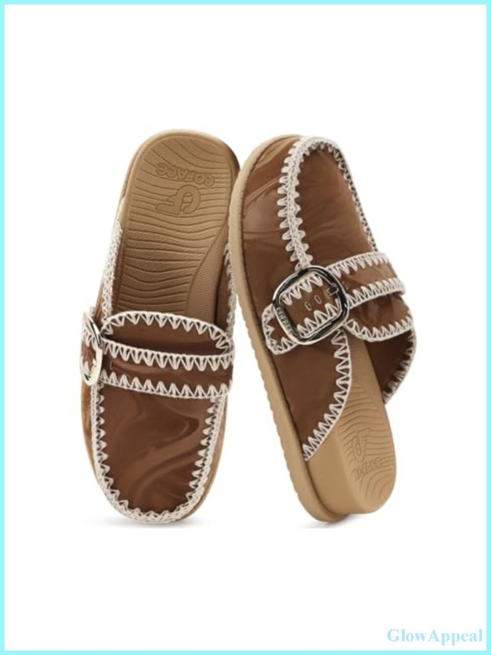 Women's Mules & Clogs Cushioned Comfortable Slip On Flat Sandals Non-Slip PU